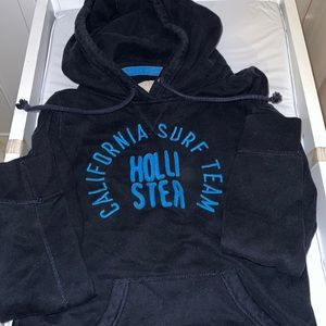Hollister Navy Blue Hoodie M
